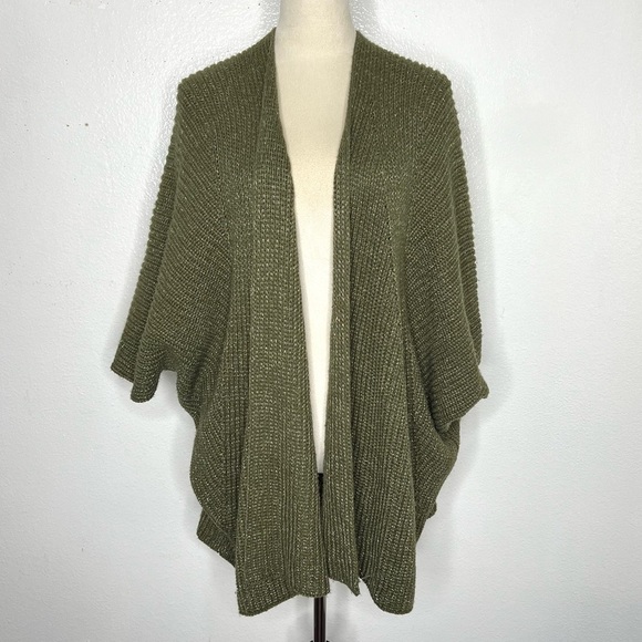ANTHROPOLOGIE Akemi + Kin Evelyn Chunky Open Cardigan Dolman Sweater One Size - Picture 1 of 11